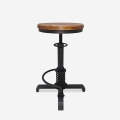 Barhocker im Vintage-Industriestil mit Schraubenverstellung Helix Aktion