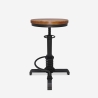 Barhocker im Vintage-Industriestil mit Schraubenverstellung Helix Aktion
