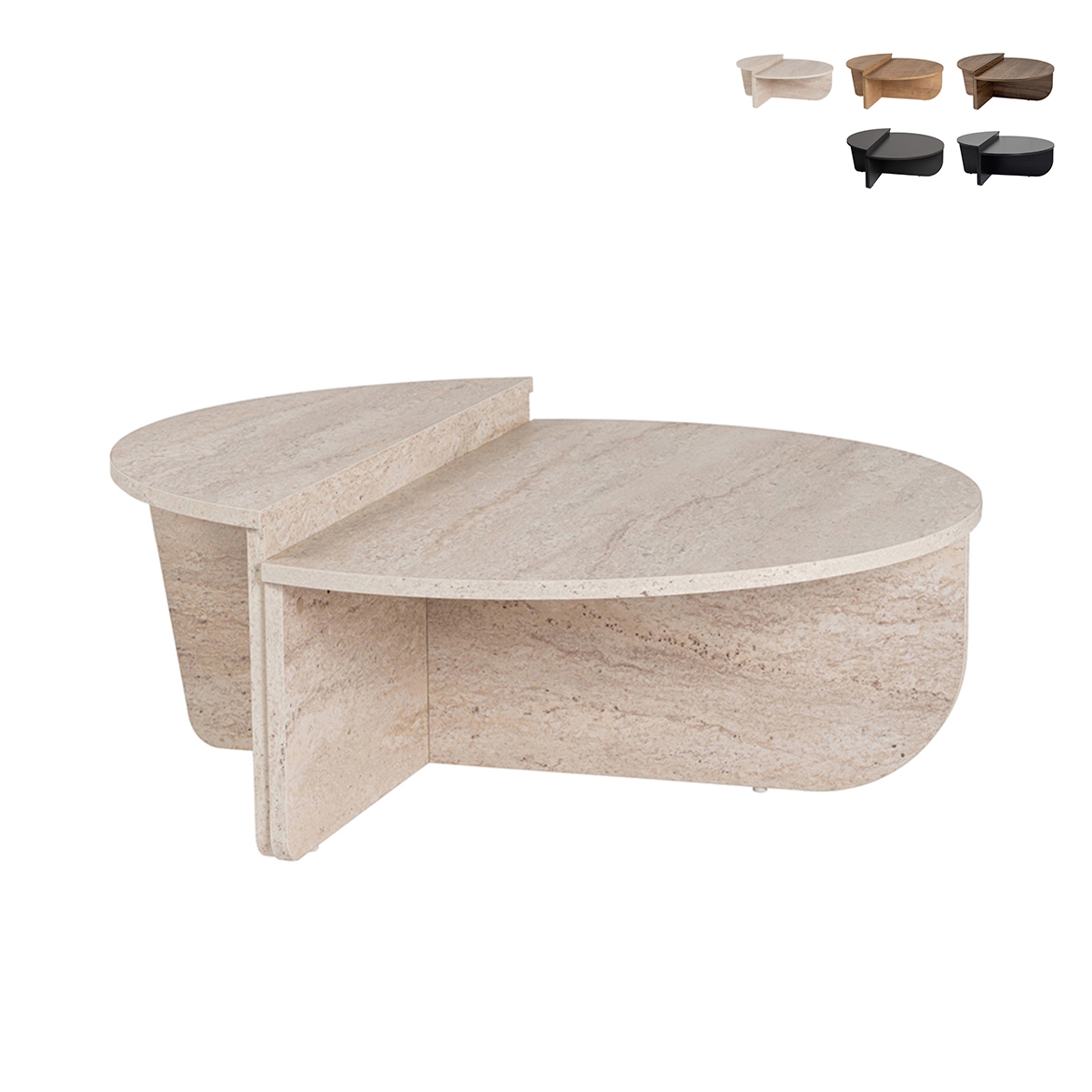 Asymmetrischer Couchtisch Design 90x60cm Orion Aktion Asymmetrischer Couchtisch Design 90x60cm Orion Aktion