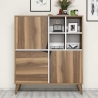 Vielseitige Anrichte für Wohnzimmer und Flur mit Türen 100x115x30cm Pulse Verkauf