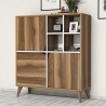 Vielseitige Anrichte für Wohnzimmer und Flur mit Türen 100x115x30cm Pulse Sales