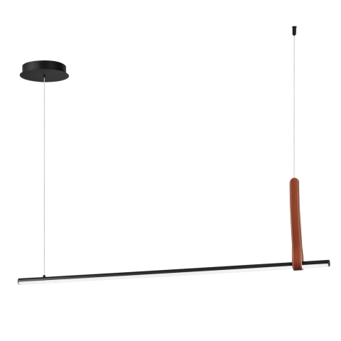 Hängelampe LED 120cm schwarz Metall Regoli S Aktion