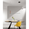 Hängelampe LED 120cm schwarz Metall Regoli S Angebot