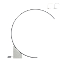 Stehlampe LED Bogen H204cm Metall Rune M Aktion
