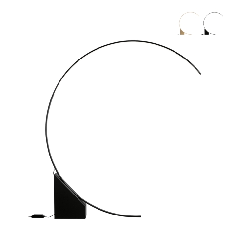 Stehlampe bogenförmig LED Metall H204cm Rune Aktion