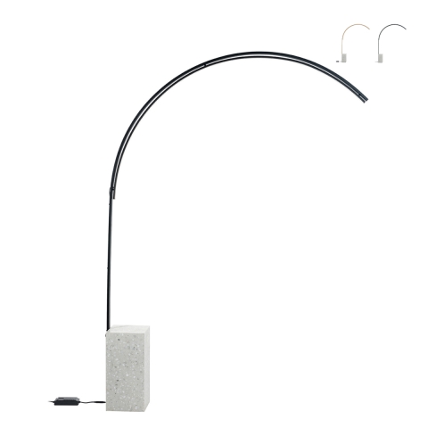 Stehlampe Bogen aus Metall mit LED H215cm Biblio M Aktion