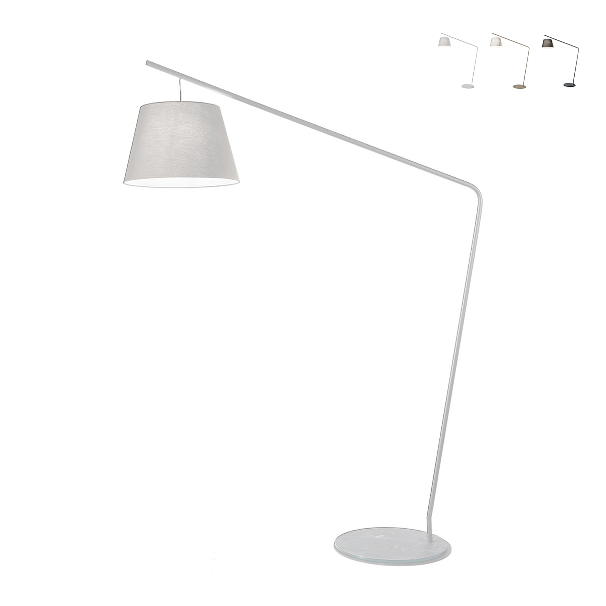 Stehlampe mit Stoffschirm H190cm Velvet Verkauf