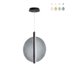 Hängelampe aus Glas und Metall Ø45cm Juis L Sales