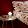 Lampe LED modern Tisch Nachttisch Kugel aus geblasenem Glas Gravity Sales