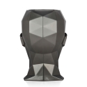 Vase aus Glasfasergewebe mit Metalleffekt und weiblichem Gesicht Ruzid-M Sales