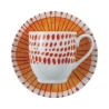 6er-Set Porzellan-Espressotassen mit Untertasse 90ml Marea C 