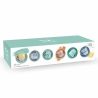 6er-Set Porzellan-Espressotassen mit Untertasse 90ml Marea C 