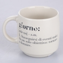 3er-Set stapelbare Vorratsbecher aus Steingut, 350 ml, mit Schriftzügen, Victionary L Rabatte