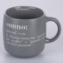 3er-Set stapelbare Vorratsbecher aus Steingut, 350 ml, mit Schriftzügen, Victionary L Auswahl