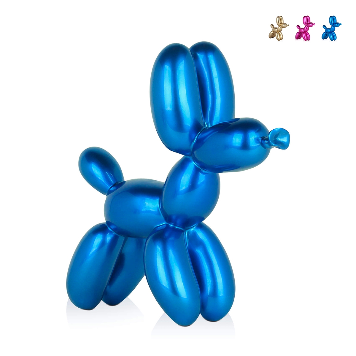 Skulptur Ballonhund aus lackiertem Harz, Design MiniMira-M Aktion Skulptur Ballonhund aus lackiertem Harz, Design MiniMira-M Aktion