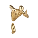 Wandskulptur aus Harz mit Metalleffekt Läufer Doro-M Angebot
