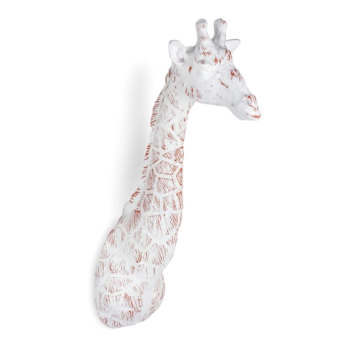 Wandskulptur aus Harz Giraffe moderne mehrfarbige Statue Brysh Aktion