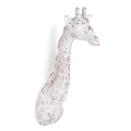 Wandskulptur aus Harz Giraffe moderne mehrfarbige Statue Brysh Aktion