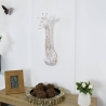 Wandskulptur aus Harz Giraffe moderne mehrfarbige Statue Brysh Verkauf