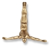 Wandskulptur modern aus Harz mit Metalleffekt Taucher Veda-M Angebot