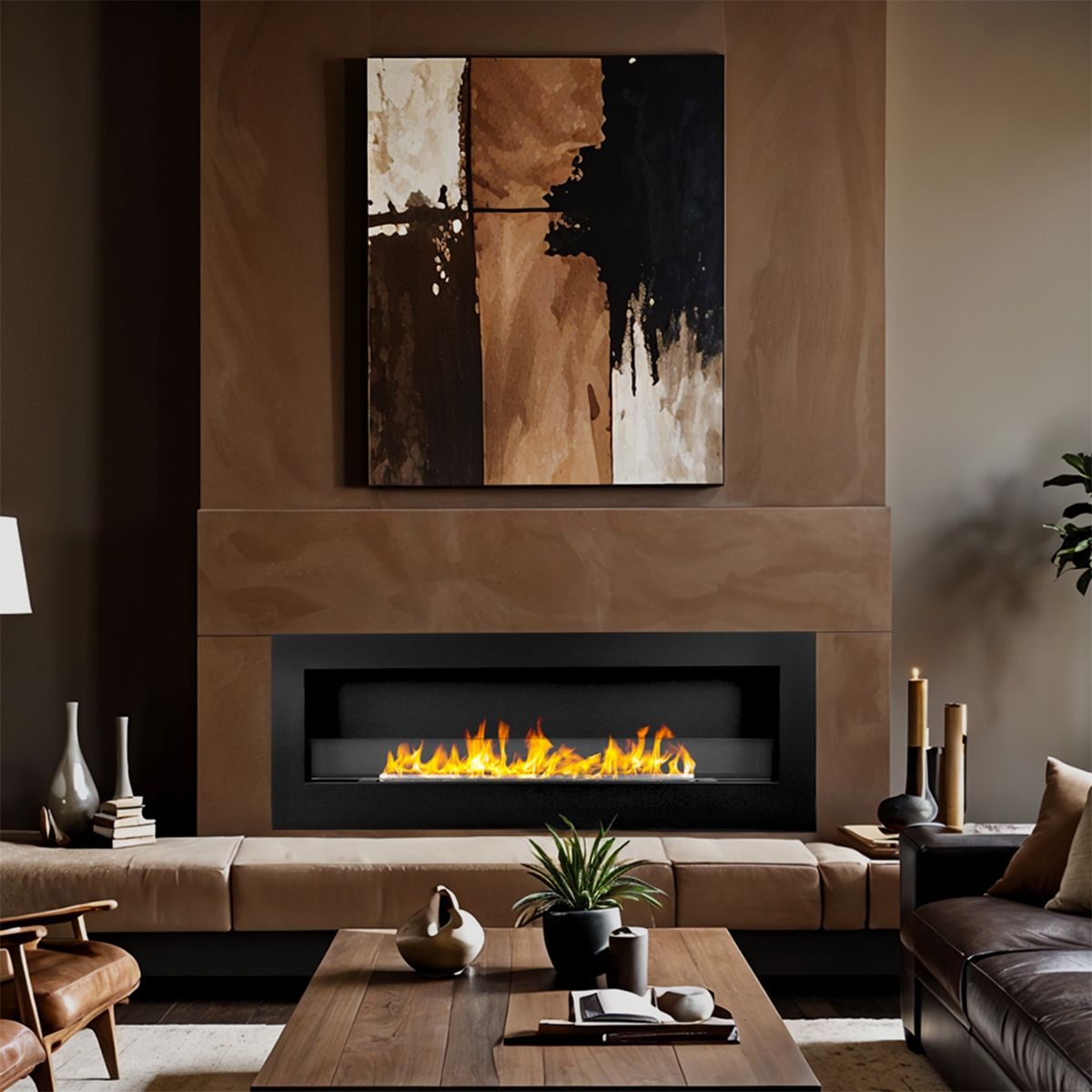 Wand-Bioethanol-Kamin Biokamin 120x40 Siena 120 schwarz Aktion Wand-Bioethanol-Kamin Biokamin 120x40 Siena 120 schwarz Aktion