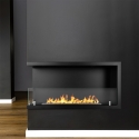 Eck-Einbau Bioethanol-Kamin 90x45 Sutri 90 
