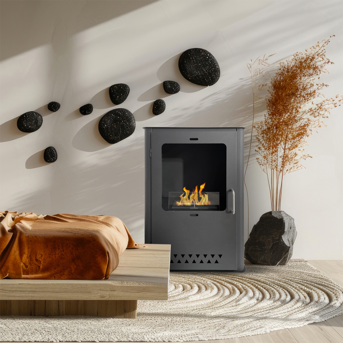 Bioethanol-Kaminofen Freistehend L50xT30xH68 Luisa Aktion Bioethanol-Kaminofen Freistehend L50xT30xH68 Luisa Aktion