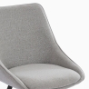 Stuhl drehbar für Esszimmer modernes Design aus Stoff Navya Eigenschaften