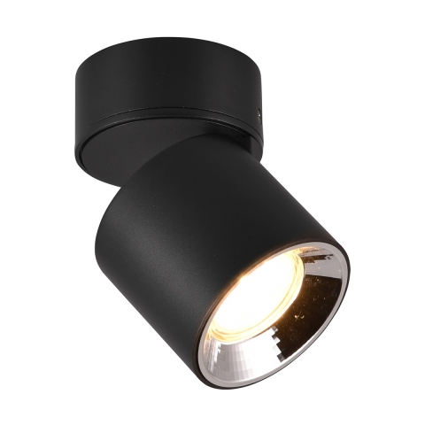 LED-Deckenstrahler schwarz schwenkbar modernes Design Sirio Aktion