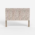 Kopteil aus Holz mit Intarsien 174x135cm für Doppelbett Juno Angebot