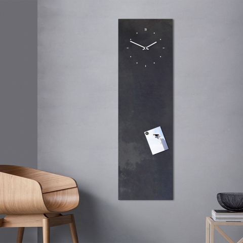 Magnetische Kreidetafel-Wanduhr Industrie Aktion