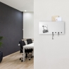 Moderner Wand-Schlüsselhalter mit magnetischer Tafel Mini 