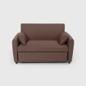 Porto Rico Ausziehbares 2-Sitzer-Schlafsofa, modernes Design aus Stoff 