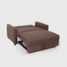 Porto Rico Ausziehbares 2-Sitzer-Schlafsofa, modernes Design aus Stoff 