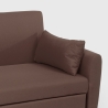 Porto Rico Ausziehbares 2-Sitzer-Schlafsofa, modernes Design aus Stoff 