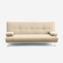 2-Sitzer Kunstleder Schlafsofa mit Armlehnen Olivina für Zuhause und öffentliche Plätze bereit zu schlafen Katalog