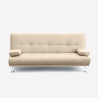 2-Sitzer Kunstleder Schlafsofa mit Armlehnen Olivina für Zuhause und öffentliche Plätze bereit zu schlafen Katalog