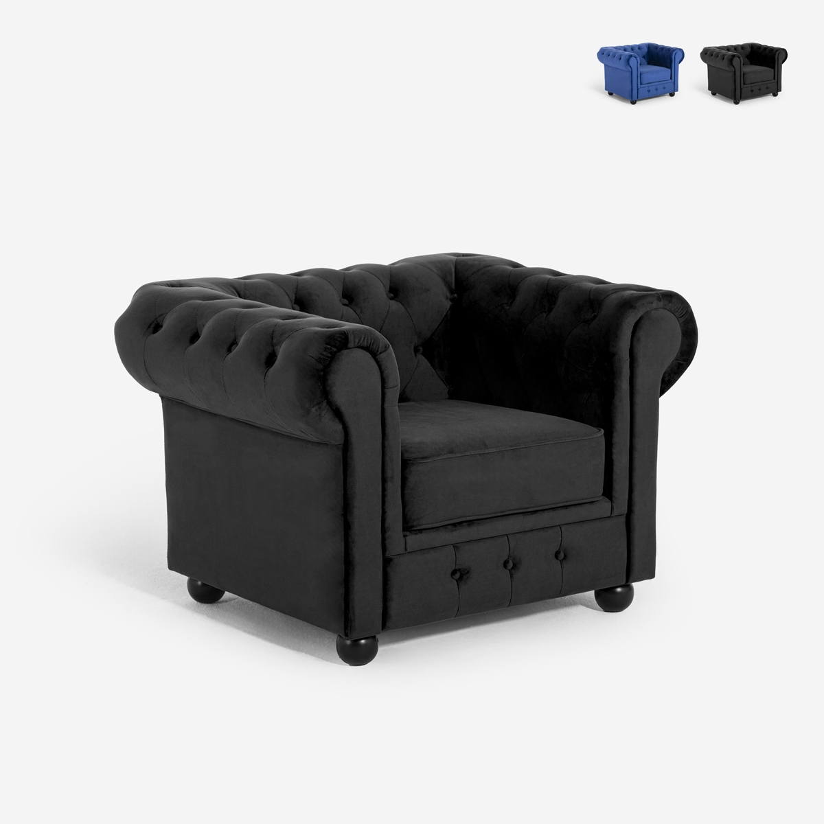 Sessel Wohnzimmer klassischer Stil Chesterfield Samt Coventry
Aktion Sessel Wohnzimmer klassischer Stil Chesterfield Samt Coventry
Aktion