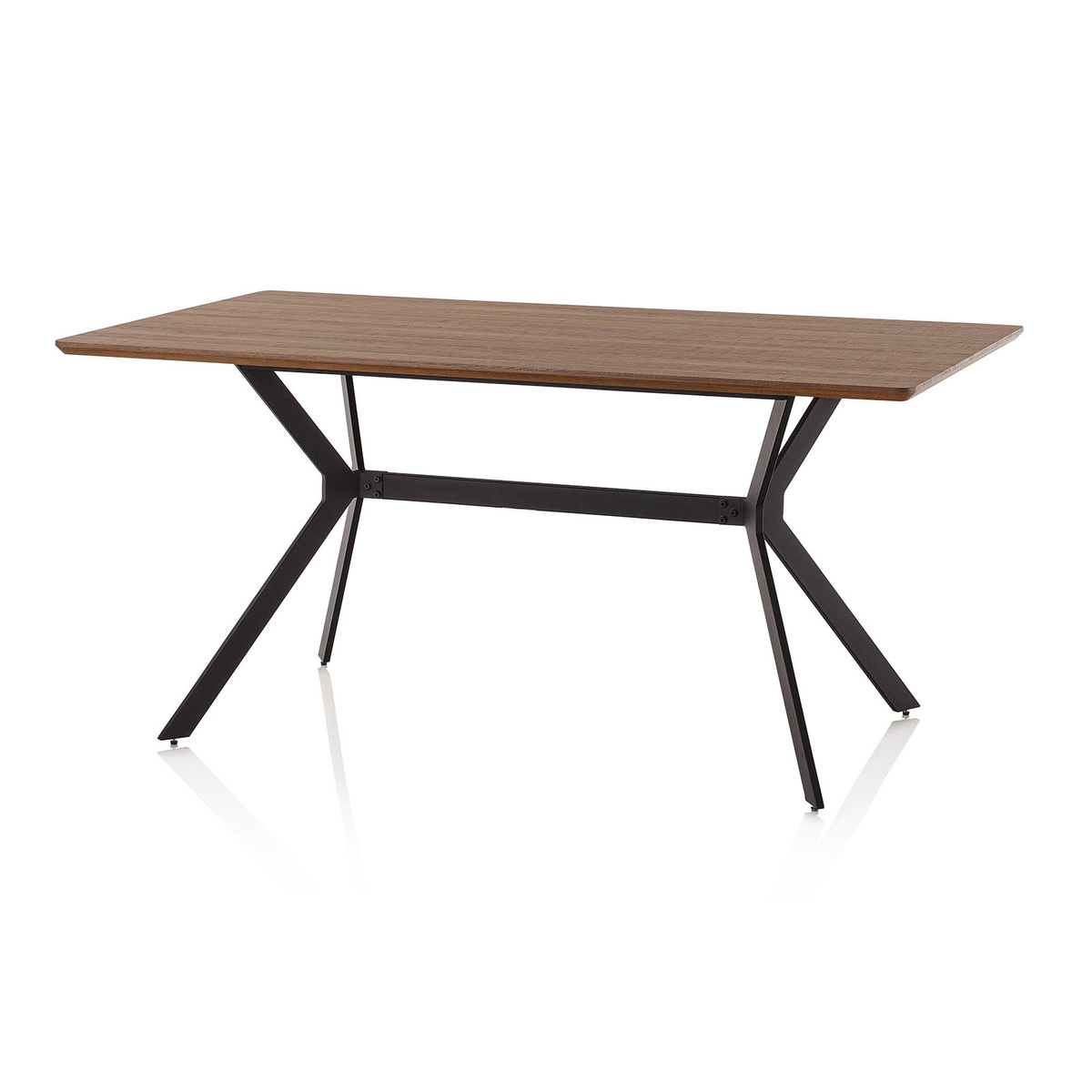 Moderner Esstisch 160x90 cm aus Holz und industriellem Metall Monaco Aktion