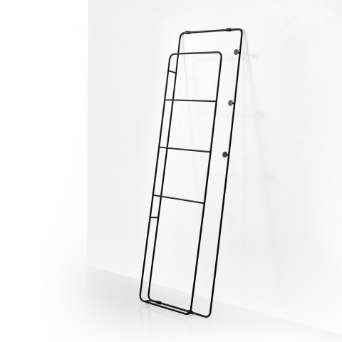 Schwarz moderne Design Leiter Garderobe Ukon Aktion