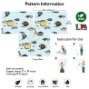 Blaue Meeres-Tapete für Wohnzimmer und Flur mit Tropischen Fischen Eigenschaften