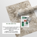 Elegante beige florale Tapete für Schlafzimmer Foglie Edera Katalog