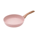 6-teilige Topf-Set mit Bratpfanne und Grillpfanne, rosa Granit, Stonerose Eigenschaften