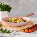 6-teilige Topf-Set mit Bratpfanne und Grillpfanne, rosa Granit, Stonerose Angebot
