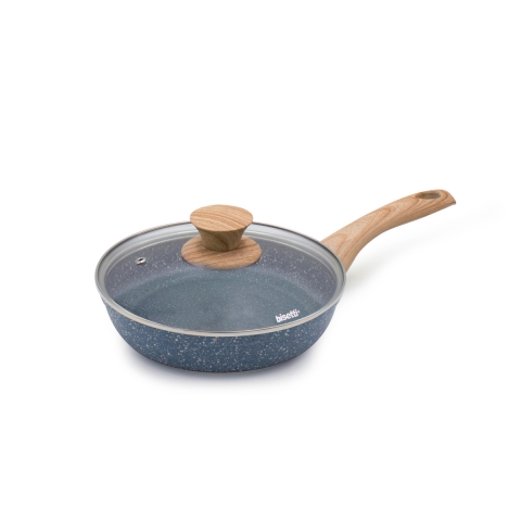 Bratpfanne 20cm antihaft Steinoptik mit Deckel Pierre Gourmet Aktion