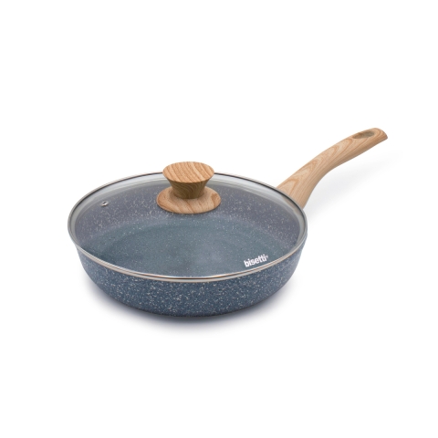 Antihaft-Pfanne 24cm Steineffekt mit Deckel Pierre Gourmet Aktion