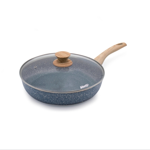 Pfanne aus Aluminium 28cm antihaftbeschichtet mit Deckel Pierre Gourmet Aktion