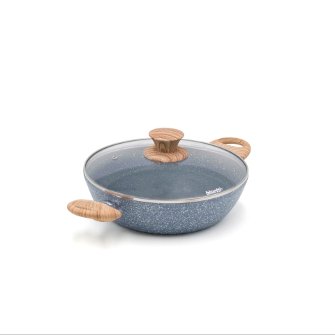 Antihaft-Aluminium-Topf 24cm Bisetti Pierre Gourmet Aktion