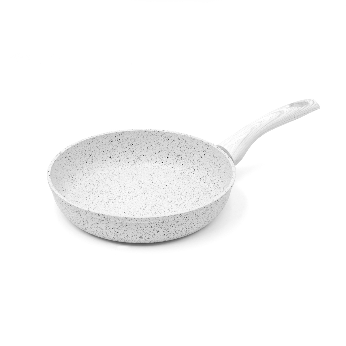 Antihaft-Pfanne 24cm Aluminium mit weißem Holzgriff Stonewhite Aktion Antihaft-Pfanne 24cm Aluminium mit weißem Holzgriff Stonewhite Aktion