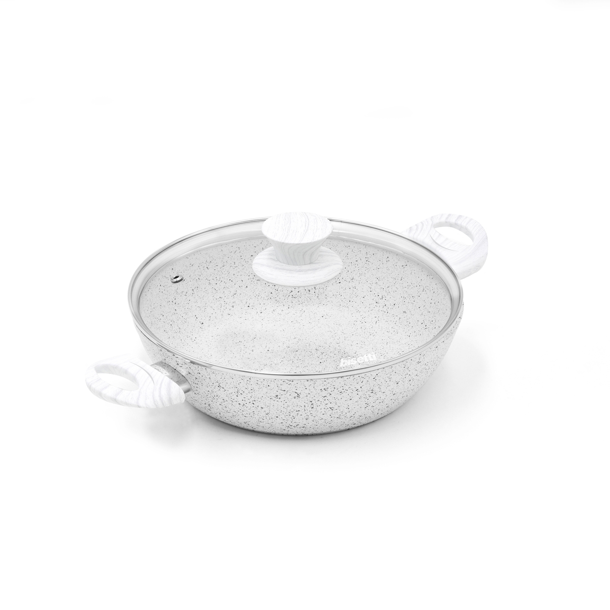 Antihaft-Aluminiumtopf 24cm Bisetti Stonewhite Aktion Antihaft-Aluminiumtopf 24cm Bisetti Stonewhite Aktion